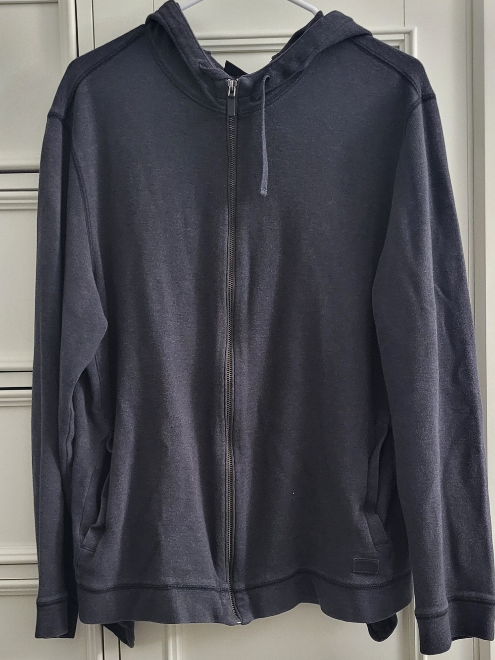 Hugo Boss slim fit Zipper Hoodie charcoal shade- XL